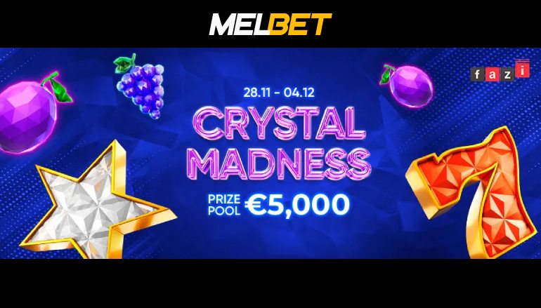 Турнир «Crystal Madness» в Мелбет