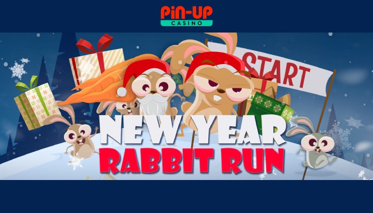 «New Year Rabbit Run» в казино Пин-Ап