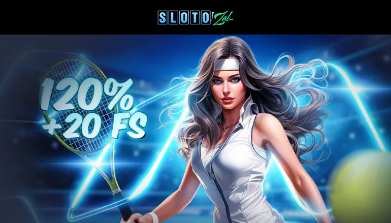 Теннисный бонус от казино Слотозал