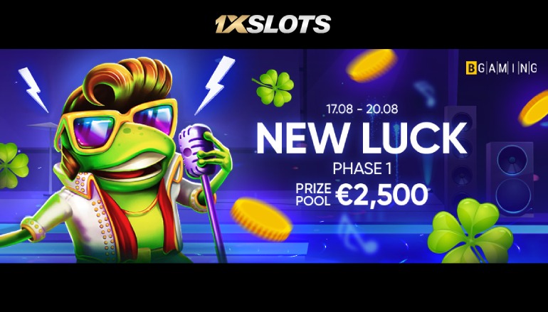 Турнир «New Luck» в казино 1хСлотс