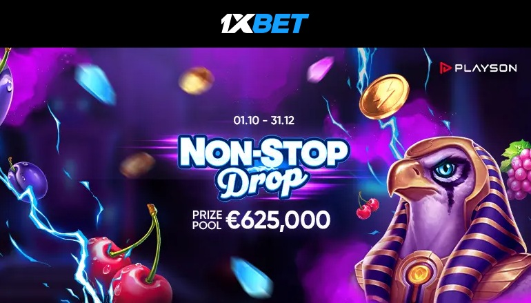 «Non-Stop Drop» в казино 1хБет